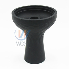 all black shisha flavor holder head hookah head chiacha silicone top good price tobacco head for hookah with 1hole